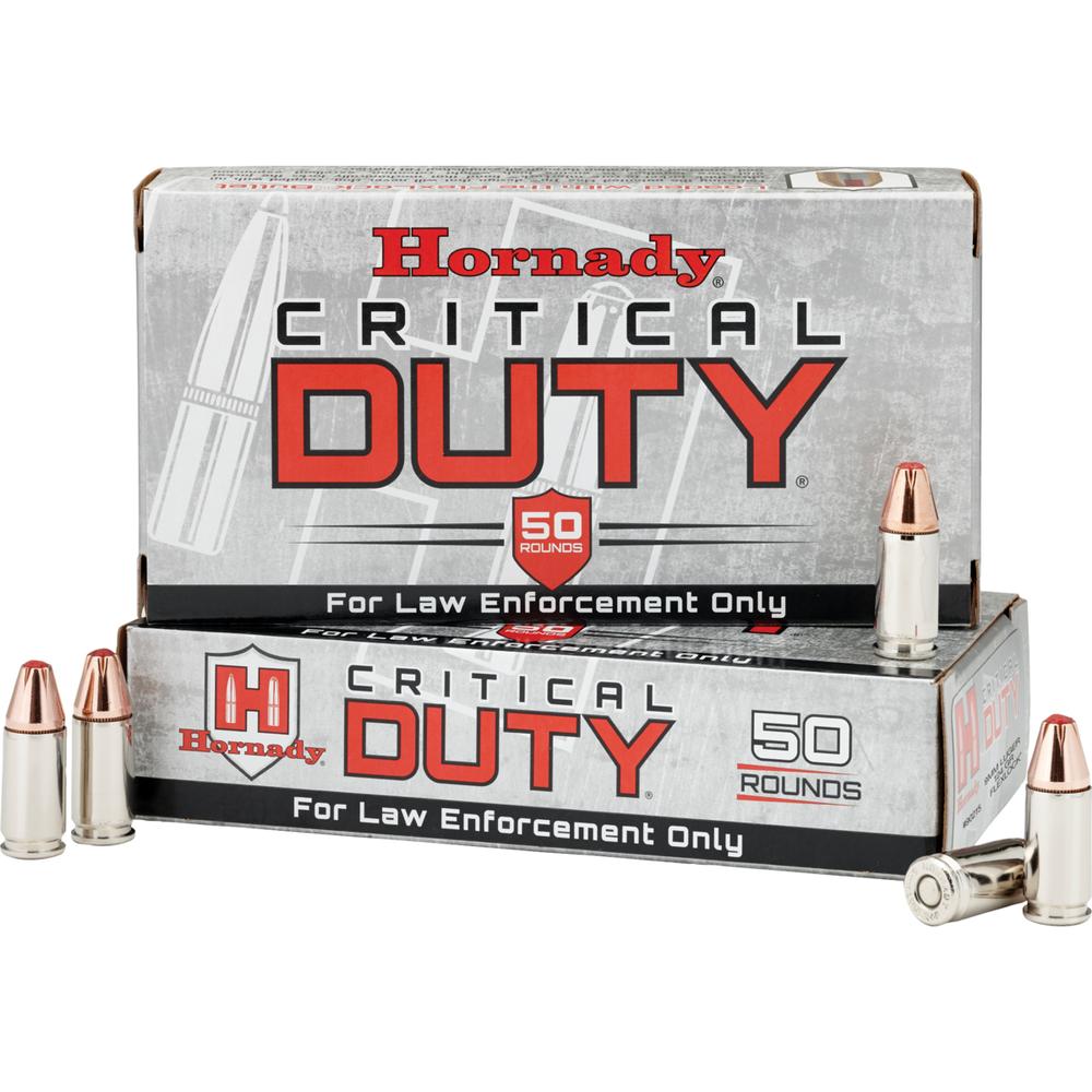 Hornady Critical Duty 9mm + P 124gr Flexlock
